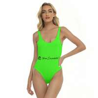 One Piece Neon Swimmers Swimsuits Multiple Colors  - Thumbnail 8