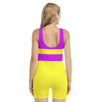 One Piece Neon Swimmers Swimsuits Multiple Colors  - Thumbnail 5