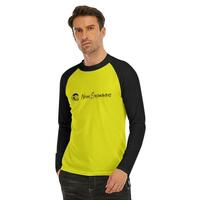 Men's Long Sleeve Neon Swimmers Rash Guards multiple colors  - Thumbnail 2