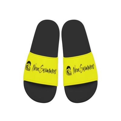 Men's  Neon Swimmers Slide Sandals In Multiple Colors 
