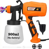 BELITA AMY High-Pressure HVLP Paint Sprayer – Electric Airless Spray Gun with 3 Patterns, 27oz Container, 6000mAh Rechargeable Battery  - Thumbnail 1