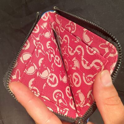 Overwatch's d'va zip-up wallet