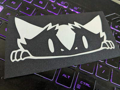 O.v.O  ( Vinyl Car Decal)