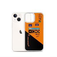 Oscar Piastri McLaren F1 race suit 2025 Clear Case for iPhone - Thumbnail 16