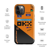 Oscar Piastri McLaren F1 race suit 2025 Tough Case for iPhone - Thumbnail 7