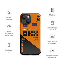 Oscar Piastri McLaren F1 race suit 2025 Tough Case for iPhone - Thumbnail 8