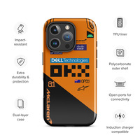 Oscar Piastri McLaren F1 race suit 2025 Tough Case for iPhone - Thumbnail 22