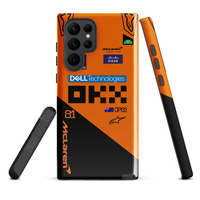Oscar Piastri McLaren F1 race suit 2025 Tough case for Samsung Galaxy - Thumbnail 14