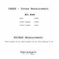 Rawda Abaya Jersey Set French Khimar - Eid Abaya Set, Modest Dress for Women, Muslim Outfit for Ramadan, Umrah Khimar Set, Umrah Hajj dreses - Thumbnail 9