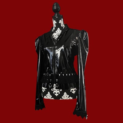 Pvc egl jacket [black] - Thumbnail 4