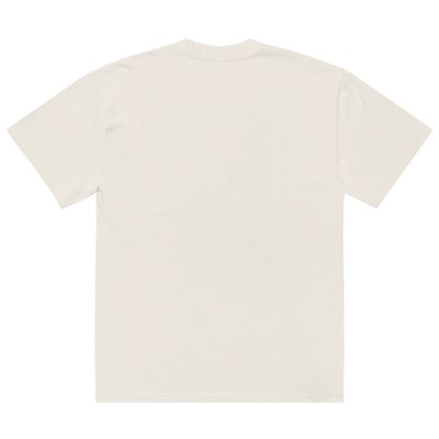 Smiley skull oversized faded tee
