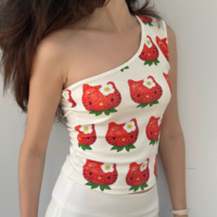 Retro cute gyaru design camisole - Thumbnail 9