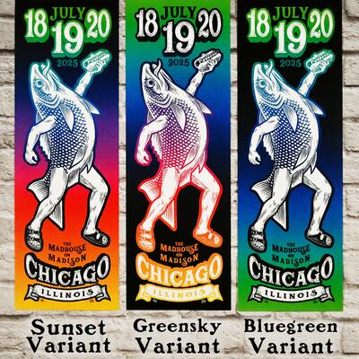 2025 phish at chicago (lot limited edition print)