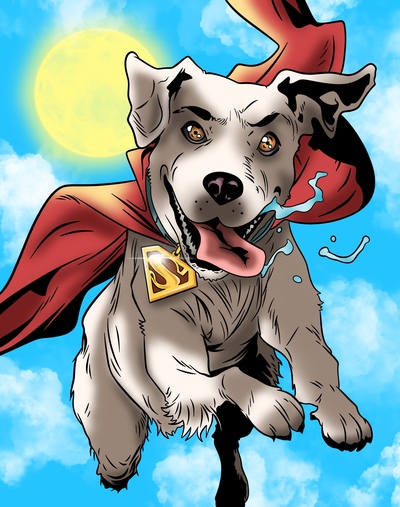 Super Pup Print