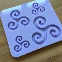 Triskele Silicone Mold - Thumbnail 2