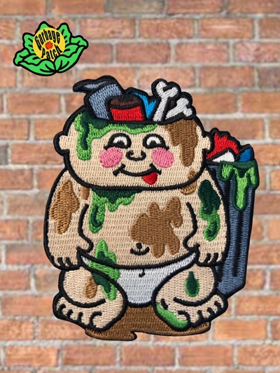 Garbage Pail Kids Junky Jeff / Stinky Stan Patch (iron-on)