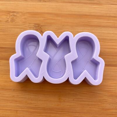 Awareness ribbon silicone mold