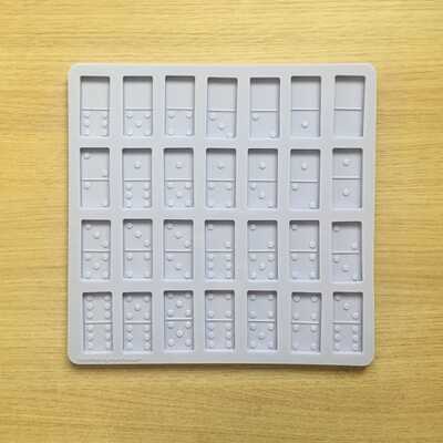 Dominoes set silicone mold