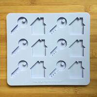 Key & House Silicone Mold - Thumbnail 1