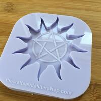 Sunburst Pentacle Silicone Mold - Thumbnail 2