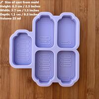 Spoons Battery Silicone Mold - Thumbnail 1