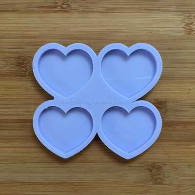 Heart silicone mold