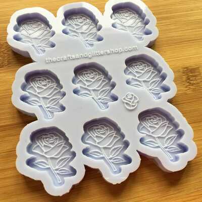 Rose silicone mold
