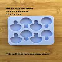 Mushroom Silicone Mold - Thumbnail 1