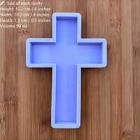 6" Cross Silicone Mold - Thumbnail 1