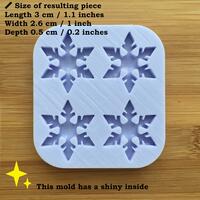 Snowflake Silicone Mold - Thumbnail 1