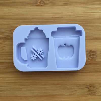 Latte cups silicone mold - Thumbnail 2