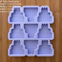 Birthday Cake Silicone Mold - Thumbnail 1
