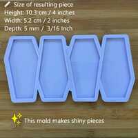 Coffin Silicone Mold - Thumbnail 1