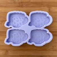 Floral Teacup Silicone Mold - Thumbnail 2