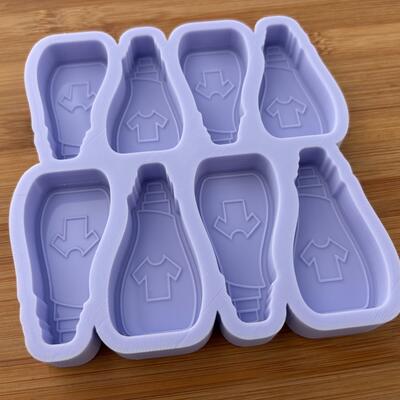 Laundry detergent silicone mold