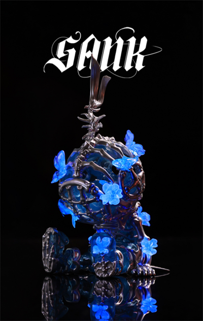 ArTToy "Good Night Series-Whale Bloom-Blue" by Sank Toys