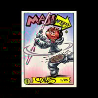 Darth Maul Mass Appeal Original Limited Edition Hand Painted Watercolor Sketch Card - Thumbnail 1