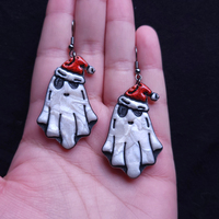 Holiday Ghost Earrings AND Magnets - Thumbnail 4