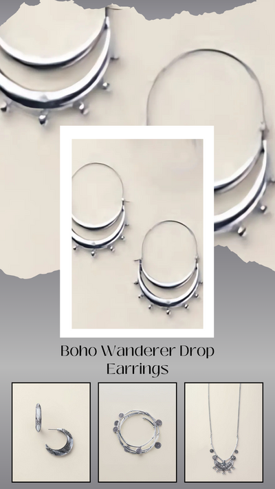 Boho Wanderer Drop Earrings