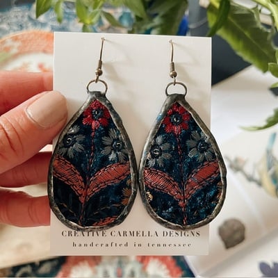 “woven together” earrings no.20