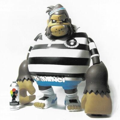 Arttoy by tim tsui "da minci ver.blue & black 2007-08" - Thumbnail 1