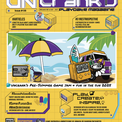 Uncrank'd magazine - issue # 8 (print - fits 25 - bundle #2) 