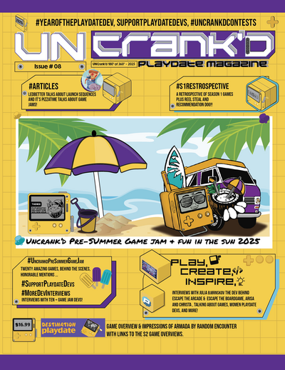 Uncrank'd Magazine - Issue # 8 (print - FITS 25 - Bundle #2) 