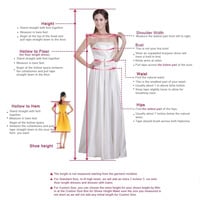 V Neck Bridesmaid Dresses Chiffon - Thumbnail 1