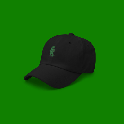 Sci fi human baseball cap black - Thumbnail 3