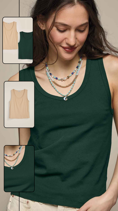 2-Pack Rib-Knit Tank