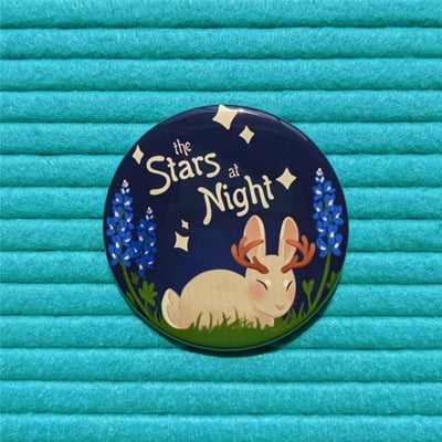 The stars at night button