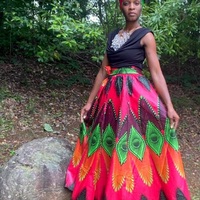 Pink Peacock Skirt - Thumbnail 1