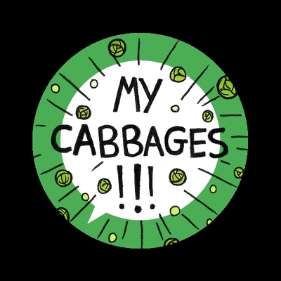 Avatar cabbage man button badges/keyring
