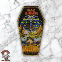 POWERSLAVE Coffin Woven Patches - Thumbnail 2